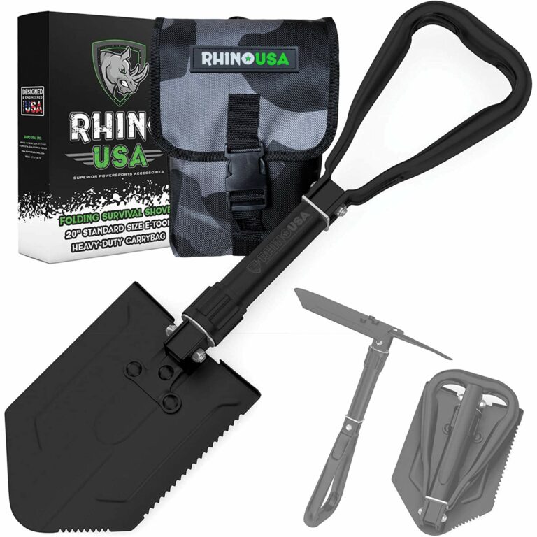RHINO USA Folding Survival Shovel with Pick Review